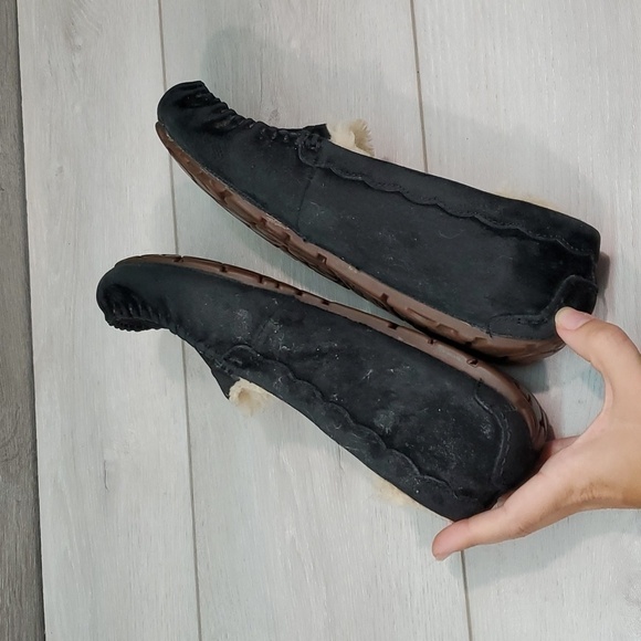 Ugg Australia Women 5732  Leather Insulated lined Loafer Slip on shoes sz 8 - Picture 10 of 13